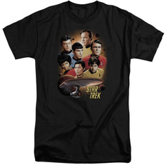 Star Trek Heart Of The Enterprise Men's 18/1 Tall Cotton Short-Sleeve T-Shirt