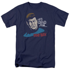 Star Trek He's Dead Jim Men's 18/1 Cotton Short-Sleeve T-Shirt