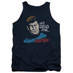 Star Trek He's Dead Jim Men's 18/1 Cotton Tank Top