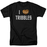 Star Trek I Heart Tribbles Men's 18/1 Cotton Short-Sleeve T-Shirt