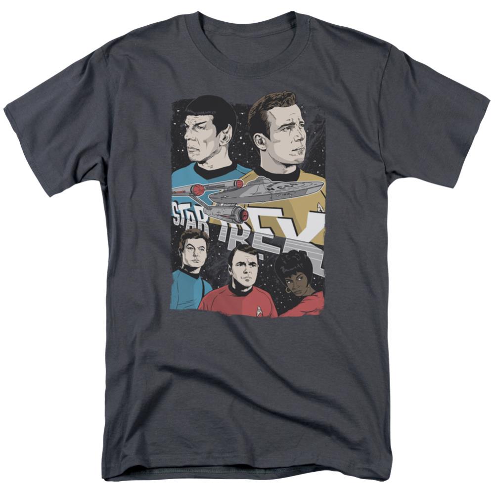 Star Trek Illustrated Crew Men's 18/1 Cotton Short-Sleeve T-Shirt