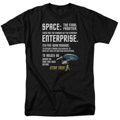 Star Trek Intro Men's 18/1 Cotton Short-Sleeve T-Shirt