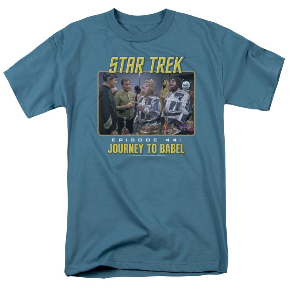 Star Trek Journey To Babel Men's 18/1 Cotton Short-Sleeve T-Shirt
