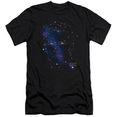 Star Trek Kirk Constellations Men's Ultra-Soft 30/1 Cotton Slim Short-Sleeve T-Shirt