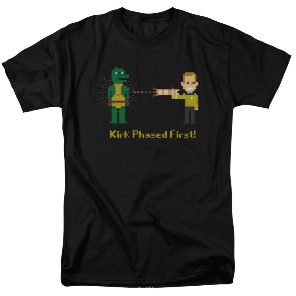 Star Trek Kirk Phased First Men's 18/1 Cotton Short-Sleeve T-Shirt