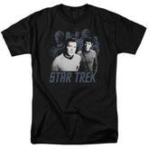 Star Trek Kirk Spock And Company Men's 18/1 Cotton Short-Sleeve T-Shirt