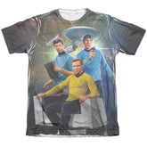 Star Trek Kirk Spock McCoy Men's Regular Fit Poly Cotton Short-Sleeve T-Shirt