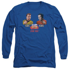 Star Trek Kirk Vs Khan Men's 18/1 Cotton Long-Sleeve T-Shirt