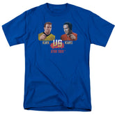 Star Trek Kirk Vs Khan Men's 18/1 Cotton Short-Sleeve T-Shirt