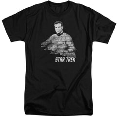 Star Trek Kirk Words Men's 18/1 Tall Cotton Short-Sleeve T-Shirt