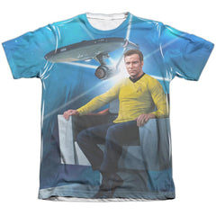 Star Trek Kirk's Ship Men's Regular Fit Poly Cotton Short-Sleeve T-Shirt