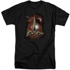 Star Trek Klingon Crest Men's 18/1 Tall Cotton Short-Sleeve T-Shirt
