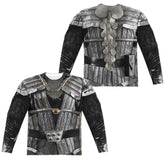 Star Trek Klingon Uniform (Front/Back Print) Men's Regular Fit Polyester Long-Sleeve T-Shirt