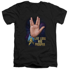 Star Trek LLAP 50 Men's 30/1 Cotton Slim V-Neck T-Shirt