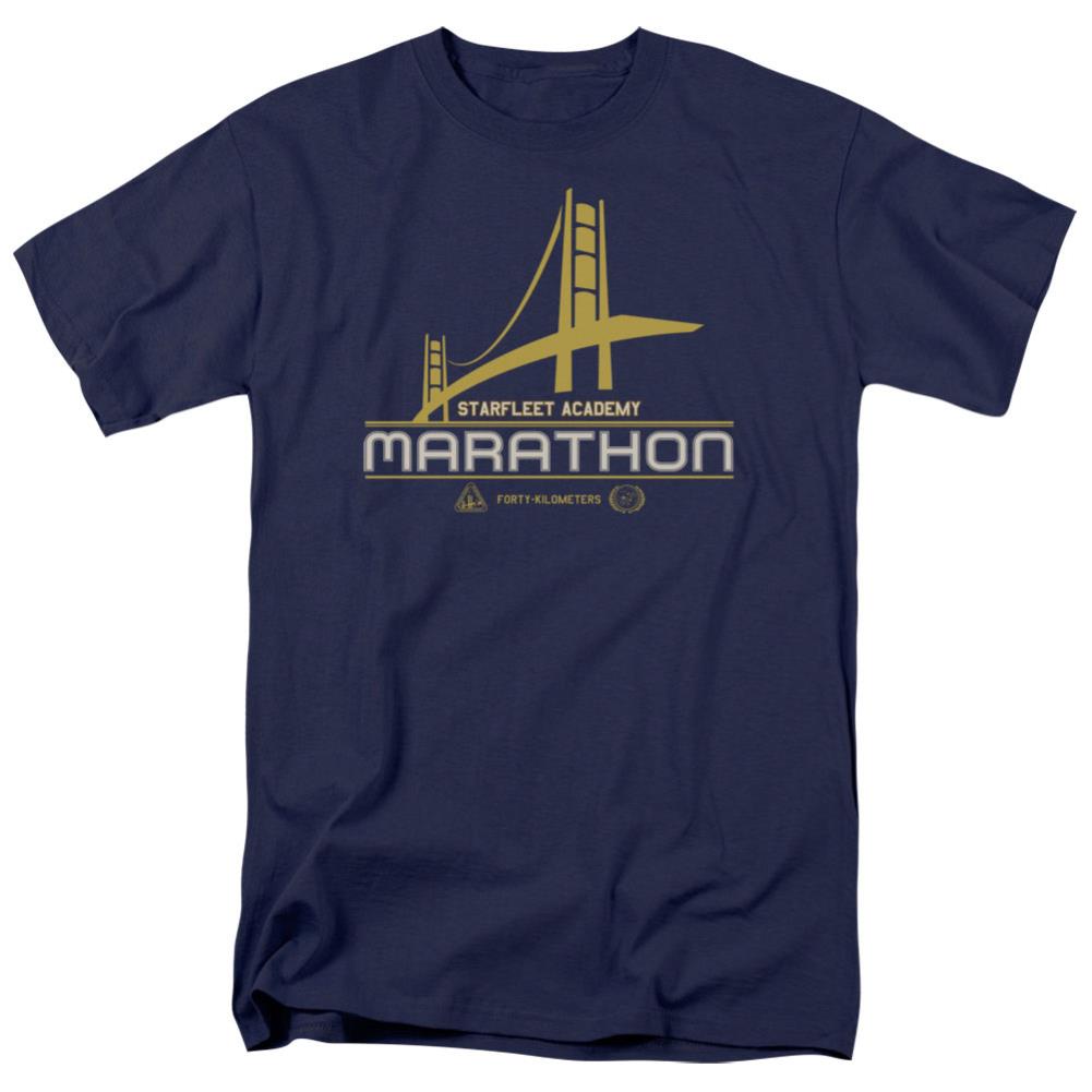 Star Trek Marathon Logo Men's 18/1 Cotton Short-Sleeve T-Shirt