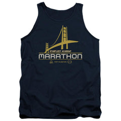 Star Trek Marathon Logo Men's 18/1 Cotton Tank Top