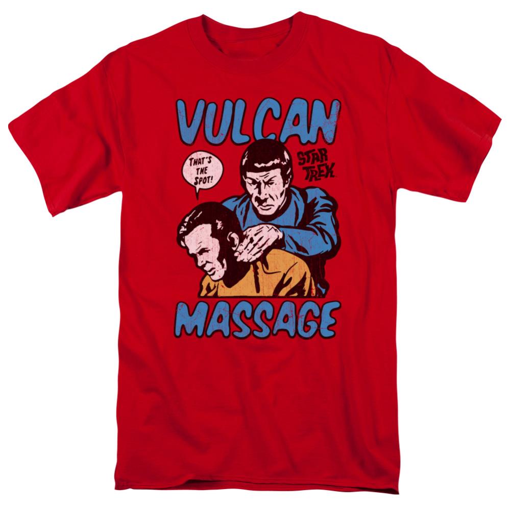 Star Trek Massage Men's 18/1 Cotton Short-Sleeve T-Shirt