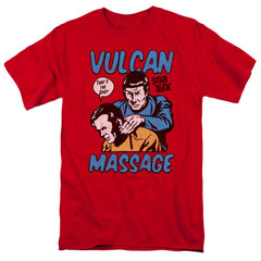 Star Trek Massage Men's 18/1 Cotton Short-Sleeve T-Shirt