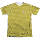 Star Trek Movie Command Uniform Men's Regular Fit Poly Cotton Short-Sleeve T-Shirt