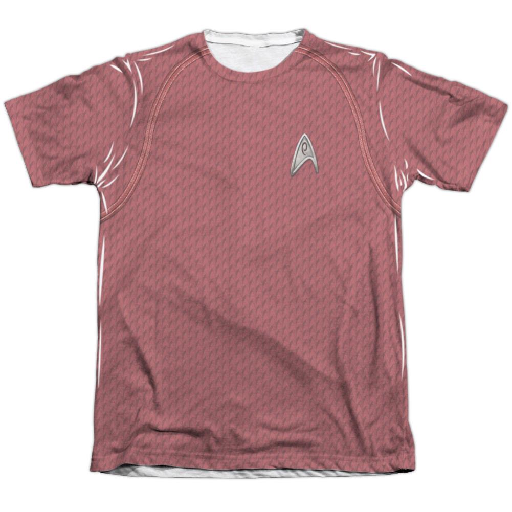 Star Trek Movie Engineering Uniform Men's Regular Fit Poly Cotton Short-Sleeve T-Shirt