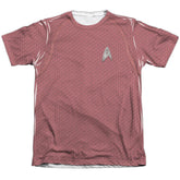 Star Trek Movie Engineering Uniform Men's Regular Fit Poly Cotton Short-Sleeve T-Shirt