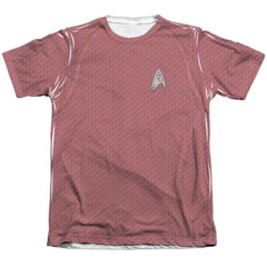 Star Trek Movie Engineering Uniform Men's Regular Fit Poly Cotton Short-Sleeve T-Shirt