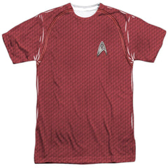 Star Trek Movie Engineering Uniform Men's Regular Fit Polyester Short-Sleeve T-Shirt