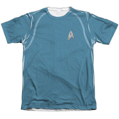 Star Trek Movie Science Uniform Men's Regular Fit Poly Cotton Short-Sleeve T-Shirt