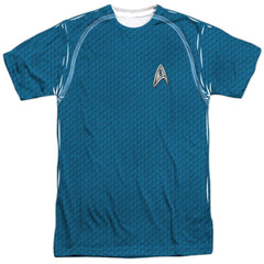 Star Trek Movie Science Uniform Men's Regular Fit Polyester Short-Sleeve T-Shirt