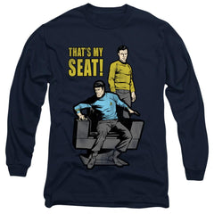 Star Trek My Seat Men's 18/1 Cotton Long-Sleeve T-Shirt