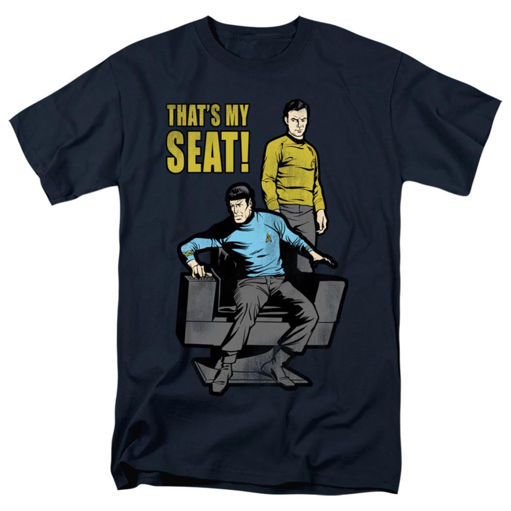 Star Trek My Seat Men's 18/1 Cotton Short-Sleeve T-Shirt