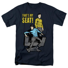 Star Trek My Seat Men's 18/1 Cotton Short-Sleeve T-Shirt
