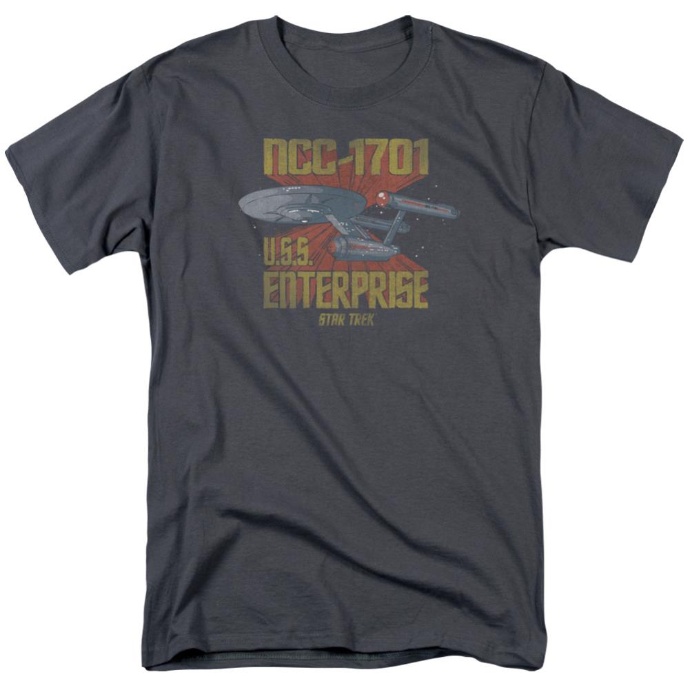 Star Trek NCC-1701 Men's 18/1 Cotton Short-Sleeve T-Shirt