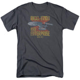 Star Trek NCC-1701 Men's 18/1 Cotton Short-Sleeve T-Shirt