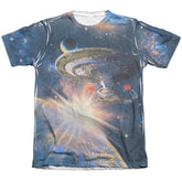 Star Trek Next Generation Enterprise Men's Regular Fit Poly Cotton Short-Sleeve T-Shirt