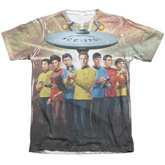 Star Trek Original Crew Men's Regular Fit Poly Cotton Short-Sleeve T-Shirt