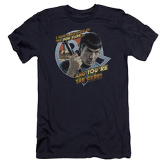 Star Trek Pon Far Men's Ultra-Soft 30/1 Cotton Slim Short-Sleeve T-Shirt