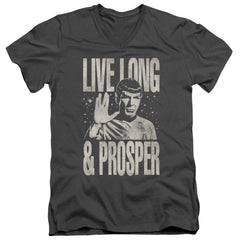 Star Trek Prosper Men's 30/1 Cotton Slim V-Neck T-Shirt