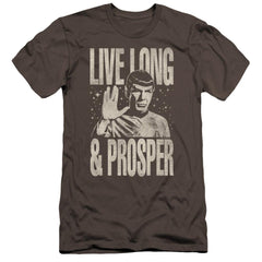 Star Trek Prosper Men's Ultra-Soft 30/1 Cotton Slim Short-Sleeve T-Shirt