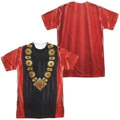 Star Trek Q Uniform (Front/Back Print) Men's Regular Fit Polyester Short-Sleeve T-Shirt