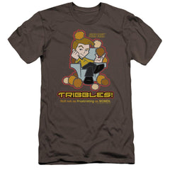 Star Trek Quogs Not As Frustrating Men's Ultra-Soft 30/1 Cotton Slim Short-Sleeve T-Shirt