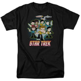 Star Trek Quogs Quogs Collage Men's 18/1 Cotton Short-Sleeve T-Shirt
