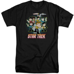 Star Trek Quogs Quogs Collage Men's 18/1 Tall Cotton Short-Sleeve T-Shirt