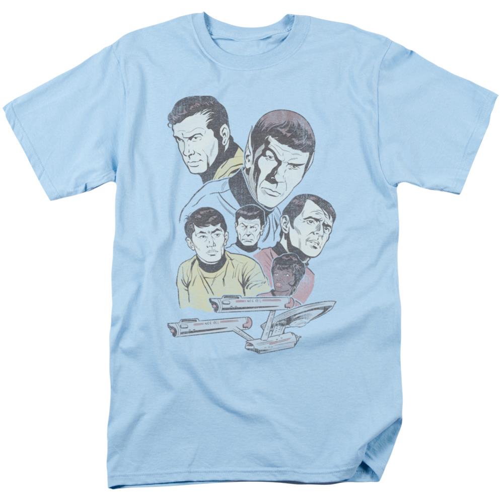 Star Trek Retro Crew Men's 18/1 Cotton Short-Sleeve T-Shirt