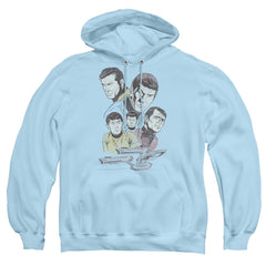 Star Trek Retro Crew Men's Pull-Over 75 25 Poly Hoodie