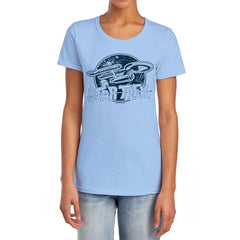 Star Trek Retro Enterprise Women's 18/1 Cotton Short-Sleeve T-Shirt