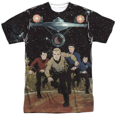 Star Trek Running Men's Regular Fit Polyester Short-Sleeve T-Shirt