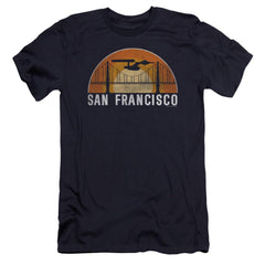 Star Trek San Francisco Trek Men's Ultra-Soft 30/1 Cotton Slim Short-Sleeve T-Shirt