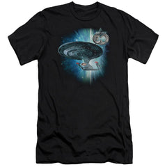 Star Trek Ship 30 Men's Ultra-Soft 30/1 Cotton Slim Short-Sleeve T-Shirt