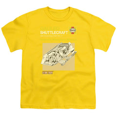 Star Trek Shuttle Manual Youth 18/1 100% Cotton Short-Sleeve T-Shirt